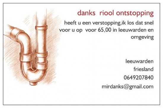 Riool verstopping of klussen