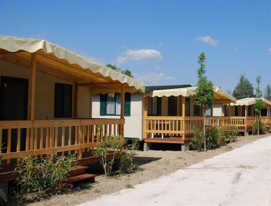 Italie aan zee, Stacaravan op Familie camping
