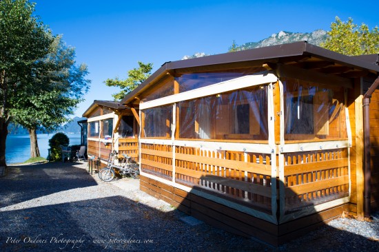 Chalet luganomeer op kindvriendelijke camping porlezza ( italie )