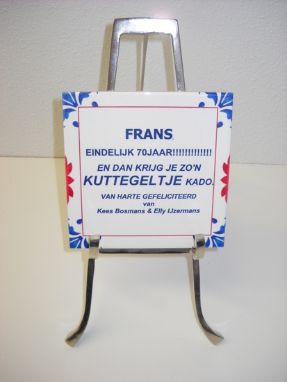 Tegeltje maken