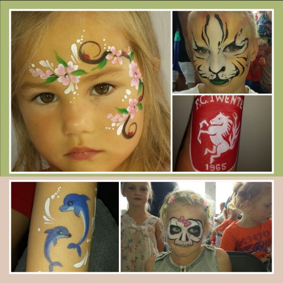 Schminken - Glittertattoo - Ballonartiest - Zandtekening - Knutselaktiviteiten