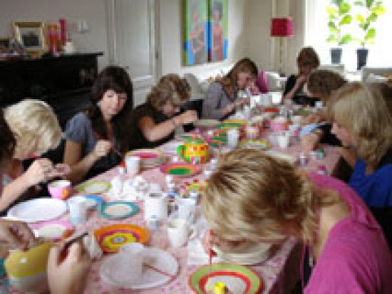 Haak & Servies beschilderen workshops regio Zwolle