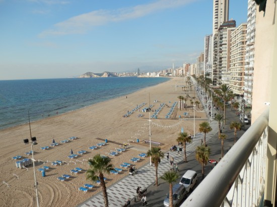 Mooi appartement in Benidorm direct aan het strand