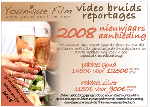 Video Bruidsreportages / Nieuwjaars Aanbieding!