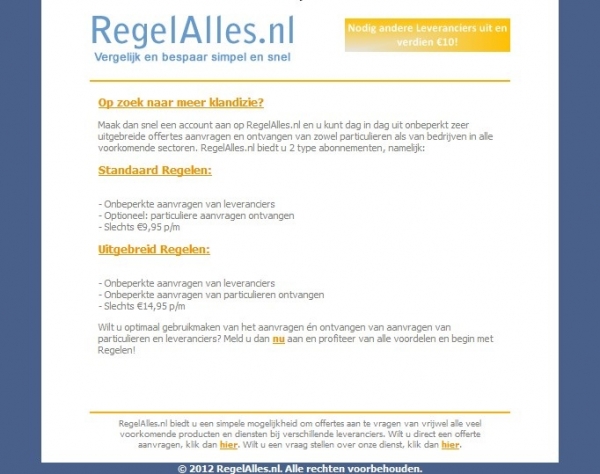 Op zoek naar meer offerte aanvragen ?