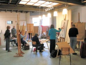 Modeltekenen in Galerie Het Kunstbedrijf !