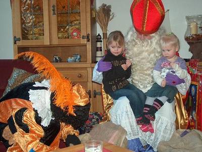 Sinterklaas op bezoek