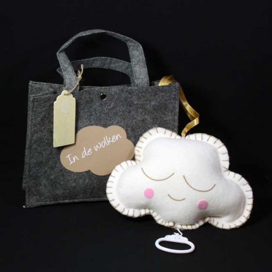 Muziekdoosjes handgemaakt van Softly, wolk, kroon, poezenmasker, hart