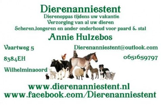 Dierenoppas-verzorging Drenthe,Friesland,Overijssel