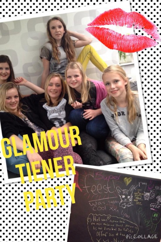 Glamour make-up party