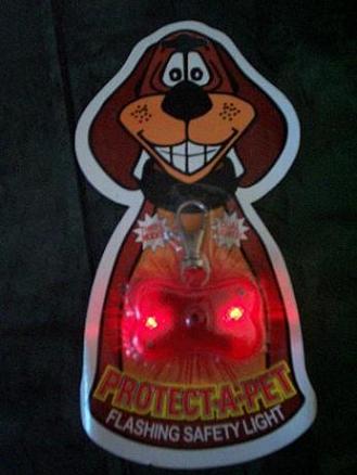 Raak Uw Hond nooit meer kwijjt in het donker!!