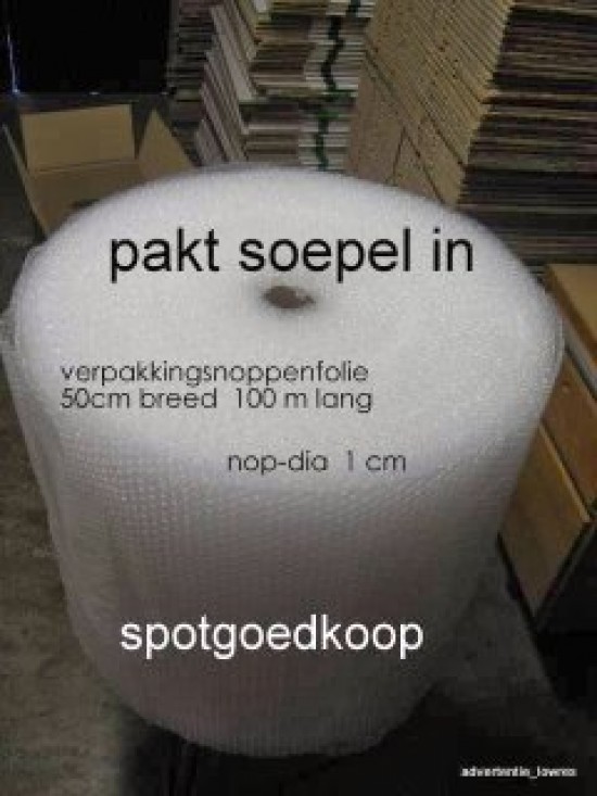 Verhuisdozen inpakpapier plakband noppenfolie