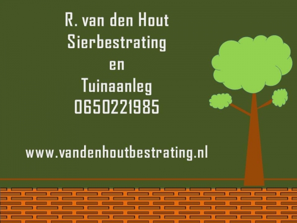 Van den hout bestratingen voor al uw straatwerk en tuinaanleg